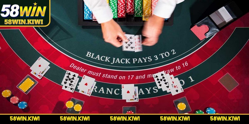 Blackjack 58WIN được thiết kế với nhiều phiên bản hấp dẫn