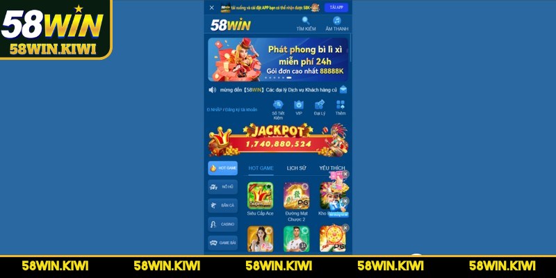 Đăng ký tài khoản 58WIN là bước khởi đầu để trải nghiệm giải trí đỉnh cao